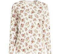 Lands' End Women's Petite Supima Long Sleeve Crew Neck T-shirt in Off-White | Size: 14-16 lands end Off-White 14-16