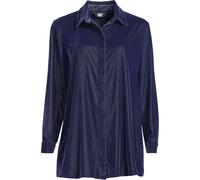 Lands' End Women's Petite Velvet Blouse in Navy | Size: 12 lands end Navy 12