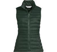 Lands' End Women's Petite Wanderweight Down Ultralight Packable Gilet in Bottle Green | Size: 10-12 lands end Bottle Green 10-12