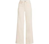 Lands' End Women's Petite Wide Leg Jeans, High Waisted in Natural | Size: 8S lands end Natural 8S