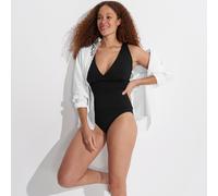 Lands' End Women's Plunge V-neck Tankini Top, DD Cup in Black | Size: 8 lands end Black 8