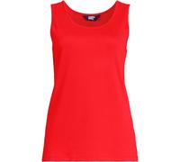 Lands' End Women's Plus Cotton Vest Top in Coral | Size: 20-22 lands end Coral 20-22