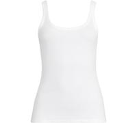 Lands' End Women's Plus Micro Rib Vest Top in White | Size: 20-22 lands end White 20-22