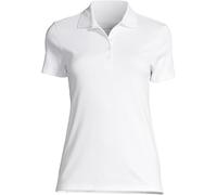 Lands' End Women's Plus Short Sleeve Supima Polo Shirt White 2X