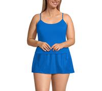 Lands' End Women's Plus Tugless Quick Dry Strappy Back Tankini Top in Cobalt | Size: 22 lands end Cobalt 22