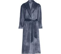 Lands' End Women's Plus Velvet Dressing Gown in Blue | Size: 20-22 lands end Blue 20-22