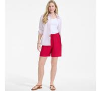 Lands' End Women's Ready To Go Tie Waist Shorts in Pink | Size: 10 lands end Pink 10