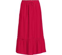 Lands' End Women's Ready To Go Tiered Skirt in Dark Pink | Size: 14 lands end Dark Pink 14