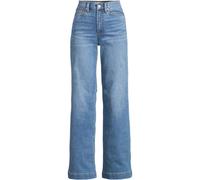 Lands' End Women's Recover Wide Leg Jeans, High Waisted in Bright Blue | Size: 18XL lands end Bright Blue 18XL