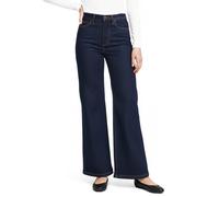 Lands' End Women's Recover Wide Leg Jeans, High Waisted in Dark Indigo | Size: 14-16L lands end Dark Indigo 14-16L