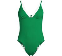 Lands' End Women's Reversible Ultra High Leg Strappy Swimsuit in Green | Size: 20 lands end Green 20