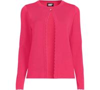 Lands' End Women's Scallop Edge Cardigan in Red | Size: 14-16 lands end Red 14-16