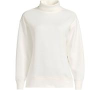 Lands' End Women's Serious Sweats Roll Neck Sweatshirt in Ivory | Size: 16-18 lands end Ivory 16-18