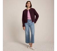 Lands' End Women's Sherpa Fleece Jacket in Dark Red | Size: 14-16 lands end Dark Red 14-16