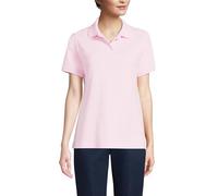 Lands' End Women's Short Sleeve Interlock Polo Shirt Pink S