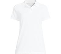 Lands' End Women's Short Sleeve Piqué Polo Shirt in White | Size: 16-18 lands end White 16-18