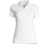 Lands' End Women's Short Sleeve Supima Polo Shirt in White | Size: 10-12 lands end White 10-12