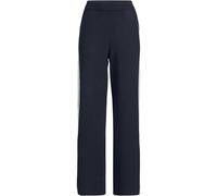 Lands' End Women's Silk Touch Knitted Trousers with Striped Detail in Navy | Size: 10-12R lands end Navy 10-12R