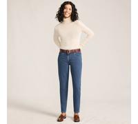 Lands' End Women's Slim Fit Stretch Denim Jeans in Blue | Size: 14 lands end Blue 14