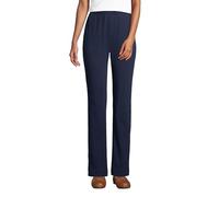 Lands' End Women's Sport Knit High Rise Pants, Radiant Navy, M Tall