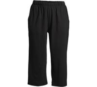 Lands' End Women's Sport Knit Jersey Capris in Black | Size: 16-18 lands end Black 16-18
