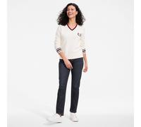 Lands' End Women's Straight Leg All-Day Coolmax Stretch Denim Jeans in Blue | Size: 18 lands end Blue 18