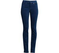 Lands' End Women's Straight Leg Stretch Cord Jeans, Mid Rise in Dark Navy | Size: 10R lands end Dark Navy 10R