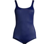 Lands' End Women's Tugless Swimsuit - Mastectomy in Navy | Size: 12 lands end Navy 12