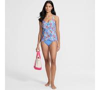 Lands' End Women's Tulip Hem Tankini Top in Pale Blue | Size: Small lands end Pale Blue S