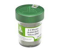 LANDS Superabrasives Synthetic Diamond Powder - Multiple Sizes (100cts (20g), 2-4µm (8,000 Grit))