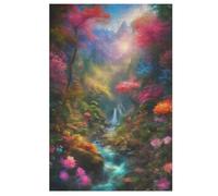 Landscape 1000 Pieces Wooden Jigsaw Puzzle for Adults Puzzles Brain Exercise Challenge High Difficulty Game for Kids （78×53cm）