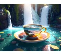 Landscape 300 Piece Jigsaw Puzzles for Adults, Colourful, Challenging & Brainteasing Adult puzzles 300 Pieces Mug, Fun jigsaws for The Whole Family 16x11 inch