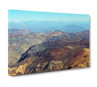 Landscape Andes Mountains Argentina Chile.jpg 2 Modern Canvas Wall Art Print Ready to Hang, Framed Picture for Living Room Bedroom Home Office Décor, 24x16 Inch (60x40 cm)