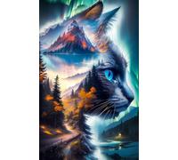 Landscape Animal Cat 300 Piece Jigsaw Puzzles for Adults, Challenging and Brainteasing, Difficult Puzzles, Puzzle 300 Pieces