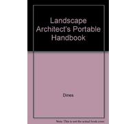 Landscape Architect's Portable Handbook