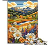 Landscape Art JigsawPuzzle 1000 Pieces for Teenagers, Suitable for Ages 14 And Up Improve Memory Gifts Ideas (50x75cm)