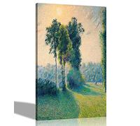 Landscape at Saint Charles near Gisors Sunset By Camille Pissarro Canvas Prints Framed Pictures Wall Art Home Decor Amazing Reproduction X Large 76 x 101cm (30 x 40 inches)