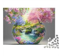 Landscape Bottled Beauty Jigsaw Puzzle A Fun And Cool Educational Puzzle Game with A Very High Level of Difficulty 500pcs (52x38cm)