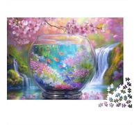Landscape Bottled Beauty Jigsaw Puzzle A Highly Creative Game That Is Cool And Fun with A High Level of Difficulty Suitable for Family Entertainment 300pcs (40x28cm)