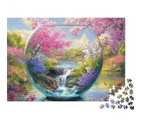 Landscape Bottled Beauty Jigsaw Puzzle A Highly Creative Game with A High Level of Difficulty Suitable for Teenagers And Adults 1000pcs (75x50cm)