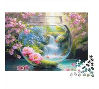 Landscape Bottled Beauty Jigsaw Puzzle Suitable for Adults And Children Creative Game Extremely Difficult Challenging to Complete 500pcs (52x38cm)
