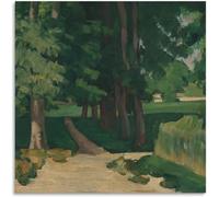 Landscape by Paul Cezanne Poster and Prints Paul Cezanne Canvas Wall Art Paul Cezanne Painting for Home Art Picture Decor 40x40cmx1 No Frame