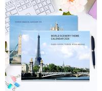 Landscape Calendar 2026 | Wall Calendar with Monthly Planning, Daily Planner with Enchanting Views for School Office Home Apartment