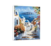 Landscape Diamond Art Kits Adults, 5D DIY Architecture Diamond Painting, Gem Art Painting for Beginners Kids, Arts and Crafts Kits for Adults, DIY Full Drill Crystal Embroidery Gifts, 50x70cm 0a-494
