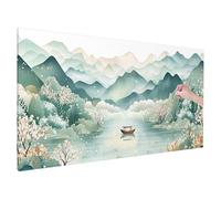 Landscape Diamond Art Kits Adults, Abstract Diamond Painting Kit with Square Full Drill, 5D DIY Crystal Art, Cross Stitch Painting Set for Christmas Gifts, Autumn Decorations, Room Decor 150x60cm V-10