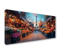 Landscape Diamond Art Kits Adults Large Diamond Painting Street Crystal Art Kits Adults DIY 5D Full Drill Crystal Embroidery Cross Stitch Painting for Home Room Decor, Gifts for Women 80x160cm Y0-923