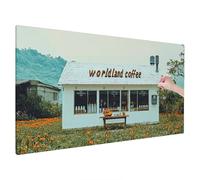 Landscape Diamond Art Kits Adults, Modern Diamond Painting Kit with Square Full Drill, 5D DIY Crystal Art, Cross Stitch Painting Set for Christmas Gifts, Autumn Decorations, Room Decor 200x80cm Q-37