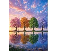 Landscape Diamond Art Kits for Adults, Gem Art Painting 20x30cm C8-101