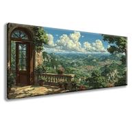 Landscape Diamond Art Kits, Spring Diamond Painting Kits for Adults Large 28x56inch, 5D Dimond Art Arts and Crafts for Adults DIY Rhinestones Embroidery for Beginner, Room Wall Decor, Gifts -zzg2508SK
