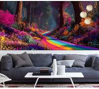 Landscape Diamond Art Painting Abstract Diamond Painting Kits for Adults,Square Full Drill Gem Arts and Crafts Pictures Embroidery Cross Stitch Canvas Paint by Numbers Kids,Gift Women 16x40in VQ-999